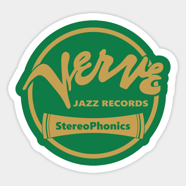 Jazz Records Verve Sticker by vender